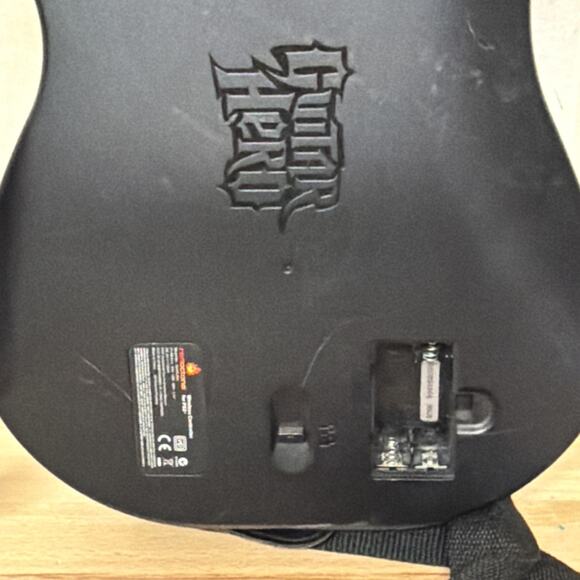 PS2 PlayStation 2 Guitar Hero RED OCTANE Sunburst Wireless Controller NO DONGLE! - Picture 5 of 7